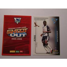 Ledley King - Tottenham - Shoot Out 2005 2006 Magic Box Football Card (EF1)