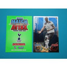 C16. Ledley King - FOIL - Tottenham - Match Attax 2010/11 Football Card EF1