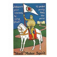 Shell Motor Spirit, Repro Advertising Postcard.