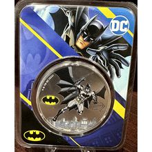 1 Oz Silver 2024 Samoa DC Comics Batman Colorized With TEP