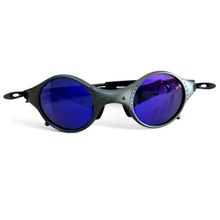 HCS X-Metal Mars Round Gray Purple Sunglasses