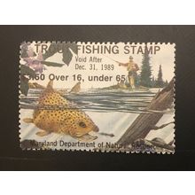 ICOLLECTZONE US Maryland 89 Trout Stamp Stamp VF NH
