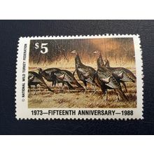 ICOLLECTZONE Wild Turkey Federation 1973-1988 Single VF NH
