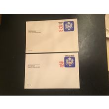 ICOLLECTZONE US UO24-25 Postal Cards (E800)