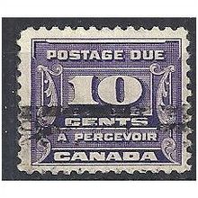 Canada 1933 D17 10c Violet Postage Due Good/Fine Used .