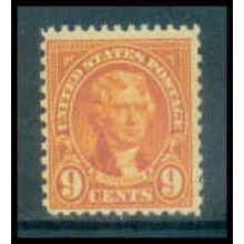 641 9c Thomas Jefferson Barely Clears MNH Q1839
