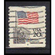 Used 1895a 20c U.S. Flag Very Fine CNS 8 PA5462