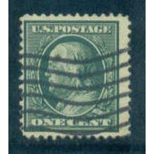 Used 331 1c Benjamin Franklin Just Clears A06607