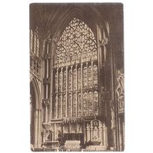 YORK MINSTER East window unused. postcard F Frith & co 59790 #
