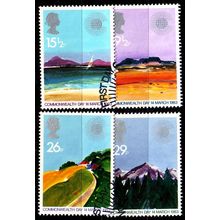ENGLAND GREAT BRITAIN [1983] MiNr 0942-45 ( O/used ) Landschaft schön