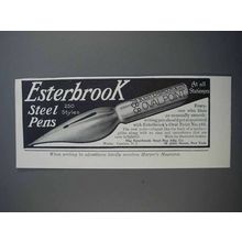 1913 Esterbrook Oval Point No. 788 Ad - Steel Pens