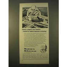 1963 Marsh & MicClennan Insurance Ad - Industry