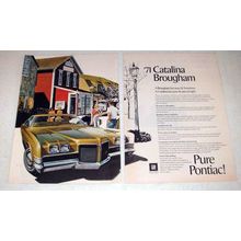 1971 Pontiac Catalina Brougham Car Ad!