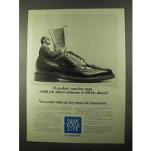 1971 New York Life Insurance Ad - Lost Your Key Man