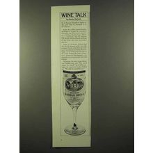1975 Austin, Nichols Chateau Rausan Segla Wine Ad
