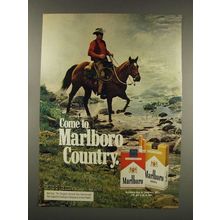 1976 Marlboro Cigarette Ad - Marlboro Man - River