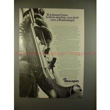 1976 Ithaca Gun Model 37 Featherlight Shotgun Ad - NICE