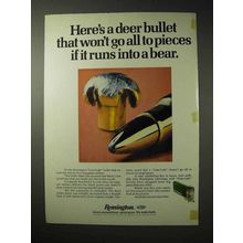 1976 Remington Core-Lokt Bullets Ad - A Deer Bullet