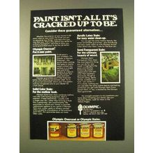 1976 Olympic Overcoat and Stains Ad - Cracked Up