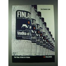 1989 Finlandia Vodka Ad - The Finnish Line
