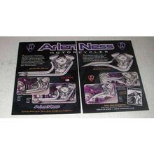 2004 Arlen Ness Pipes Ad - Slash Ness Under-Cut, E-Cut