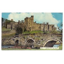 HADDON HALL and bridge.., Derbyshire unused vintage postcard =