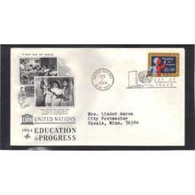 FDC Art Craft 135 5c Education (Cachet-Typed/A) CV39347