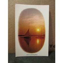 HICKLING BROAD, Norfolk unused vintage postcard Colourmaster #