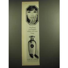 1968 Fame de Corday Perfume Ad - Anything can happen when you wear Fame