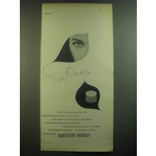 1946 Jacqueline Cochran Eye Cream Ad - art by Paul Rand - The sensitive areas