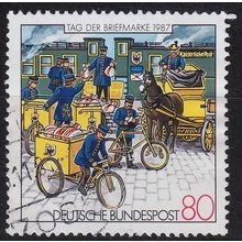 GERMANY BUND [1987] MiNr 1337 F17 ( O/used ) [01] Post Plattenfehler