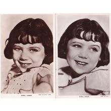 Sybil Jason Child Hollywood Film Star 2x RPC Postcard s