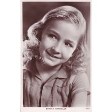 Bonita Granville Child Film Star Picturegoer Real Photo Postcard