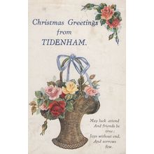 Greetings From Tidenham Gloucester Antique Postcard