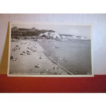 BEACH AND WHITE CLIFFS, DOVER, KENT unused vintage postcard =