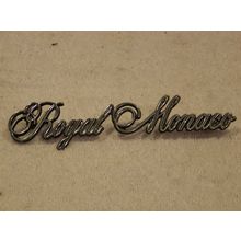 1976 DODGE ROYAL MONACO HEADLIGHT DOOR EMBLEM #3811508 NICE OEM