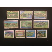 ICOLLECTZONE Canada #1050-59 Θ used VF Full set of Canadian Forts