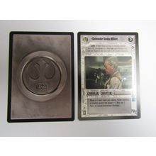 Star Wars 1998 A New Hope Decipher CCG B/B Card Commander Vanden Willard LS