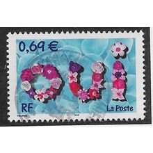 FRA 2002 69c 'GREETING STAMPS - OUI' FINE USED (EBID62-685)