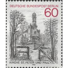 BERLIN, Church of St Peter and St Paul, brown 1982, 60pf