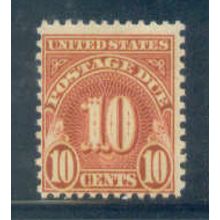 J84 10c Postage Due Barely Clears MNH Q3212