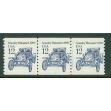 2132 12c Stanley Steamer Fine MNH Dry Gum PNC 1/3 W0375