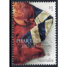 Australia 2005 Sporting Treasures - Phar Lap's Racing Silks $1 Used