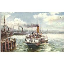 BELFAST HARBOUR Tuck Oilette Postcard (7416)