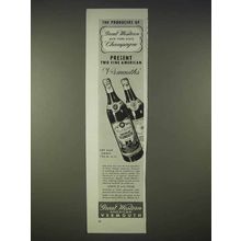 1940 Great Western American Vermouth Ad