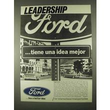 1967 Ford Motors Ad - Leadership