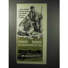 1970 Leupold Scopes Ad - Be Sure You're Ready