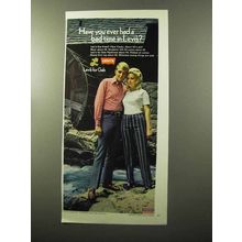 1970 Levi's Sta-Prest Flare Tracks and Pipeliners Ad