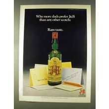 1978 J&B Scotch Ad - More Dads Prefer