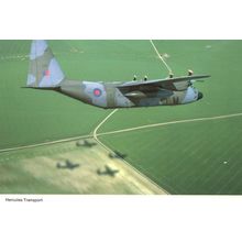 Hercules Transport RAF Military Plane Aircraft Postcard